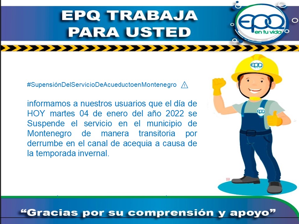 suspensión montenegro epq